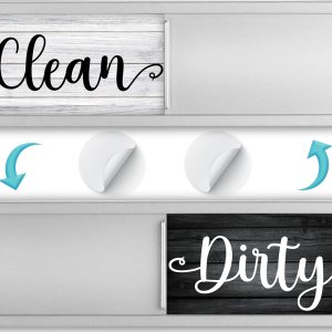 Imán para lavavajillas con texto en inglés “Clean Dirty”, imán de limpieza fuerte y sucia para lavavajillas, indicador universal para lavavajillas Imán para lavavajillas con texto en inglés “Clean Dirty”, imán de limpieza fuerte y sucia para lavavajillas, indicador universal para lavavajillas