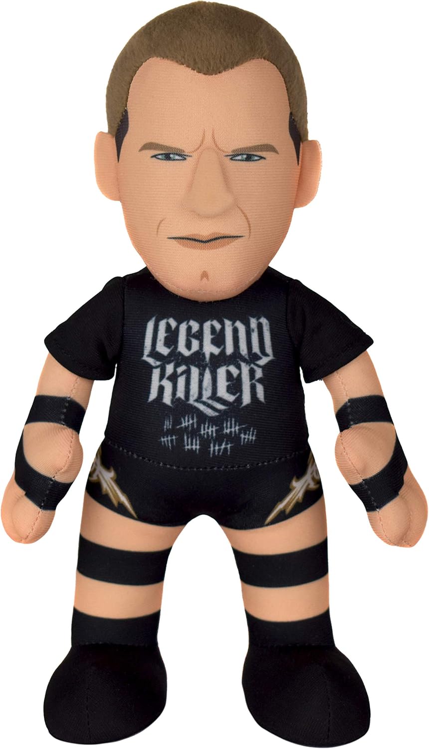 Bleacher Creatures WWE Randy Orton Figura de peluche de 10 pulgadas, una leyenda de la lucha libre para jugar y exhibir
