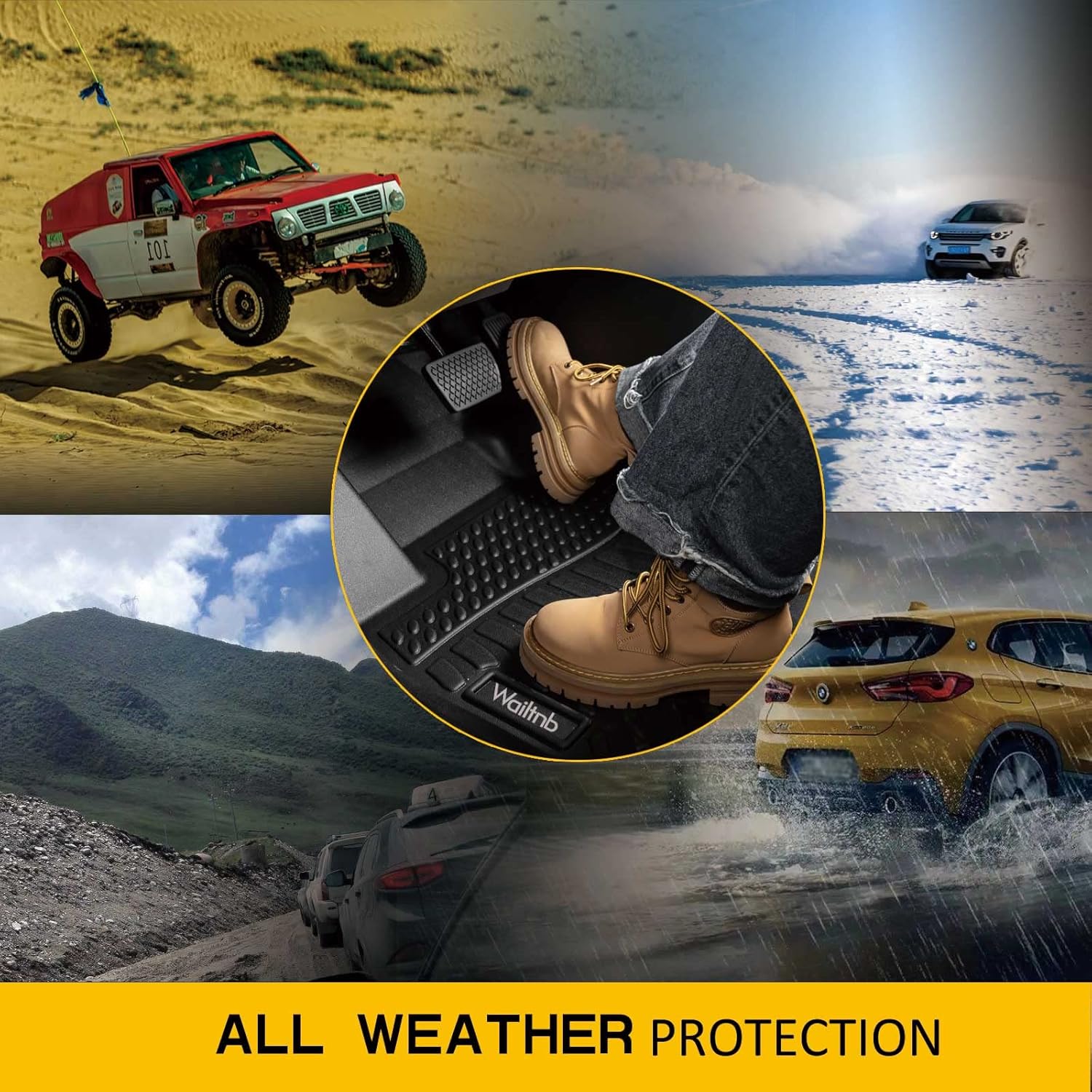 Alfombrillas de automóvil y forros para maletero de carga compatibles con Chevy Trailblazer 2021 2022 2023 2024 para todo tipo de clima, juego