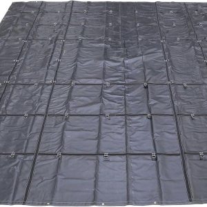 US Cargo Control Lona de acero ligera  Lona de cama plana de 20 pies x 16 pies  14 onzas de material impermeable de poliéster recubierto de PVC US Cargo Control Lona de acero ligera  Lona de cama plana de 20 pies x 16 pies  14 onzas de material impermeable de poliéster recubierto de PVC