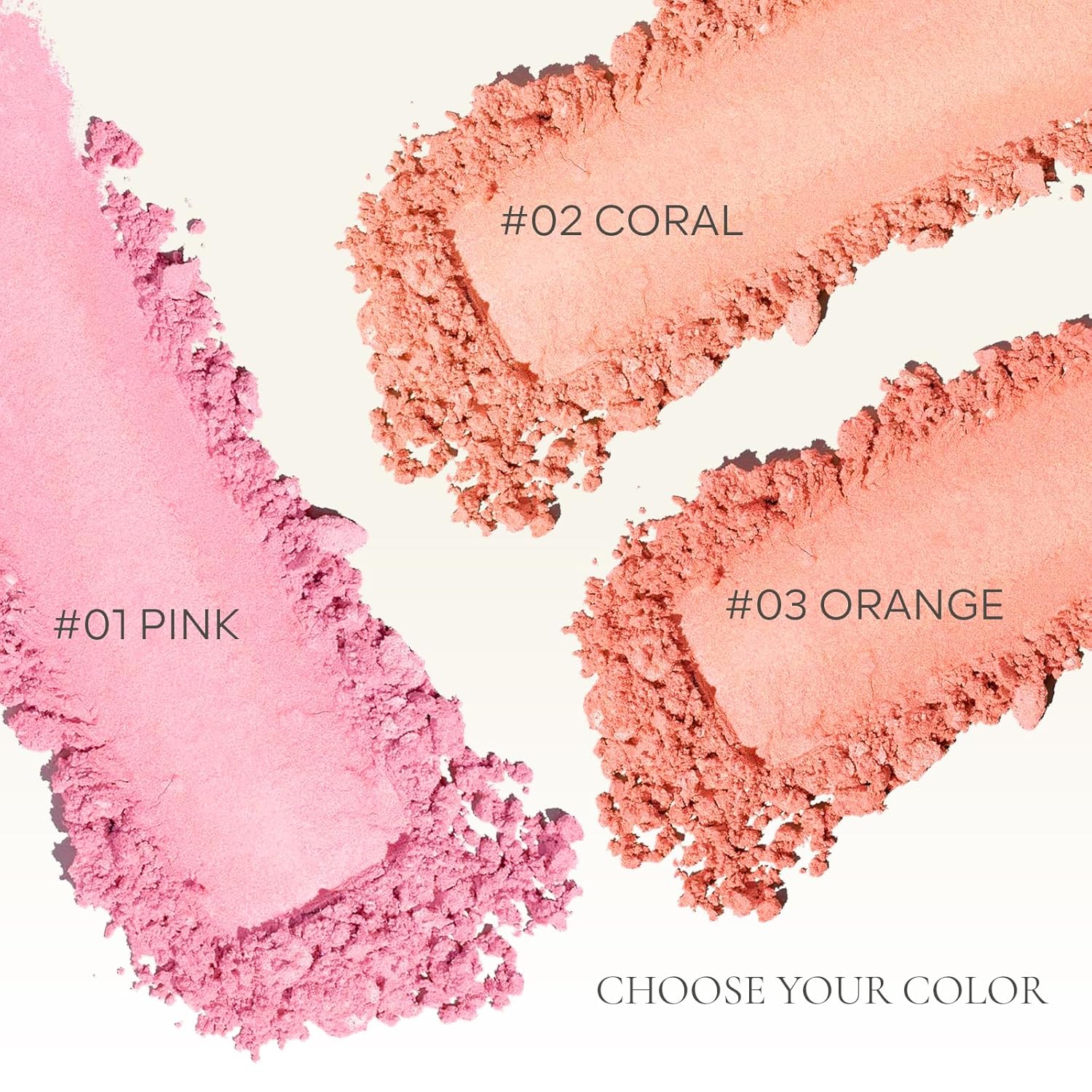 KYDA Rubor horneado rosa, polvo de brillo rosa para rubor e iluminador, acabado de alto brillo, rubor ligero mezclable, polvo horneado multiuso,