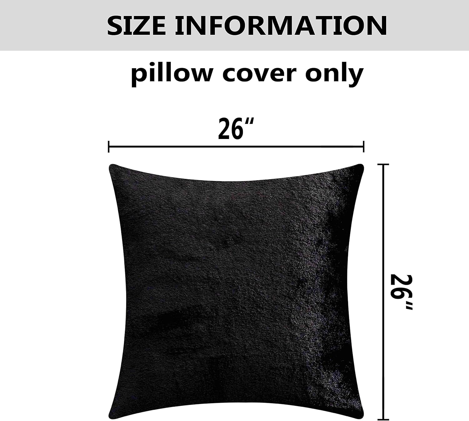 Home Brilliant Sheepskin Throw Fundas de almohada