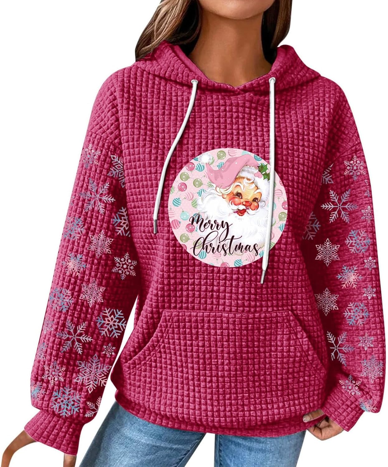 Womens Christmas Sweatshirt,Christmas Sweater Fall Fashion Hoodies Light Weight Sweatshirts Oversized Sweatshirt