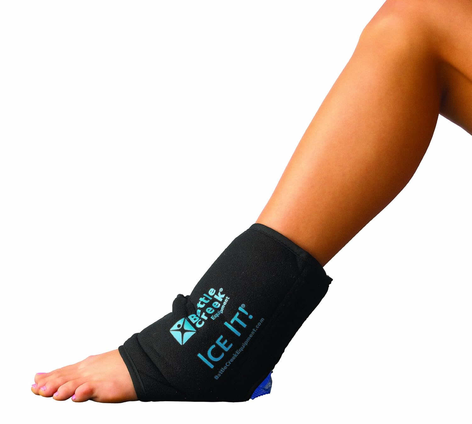 sistema de frío y calor, hielo compacto para tobillo, codo y pie. MaxComfort  diseño de tobillo, codo y pie,10  pulgadas x 13 pulgadas, f30514.