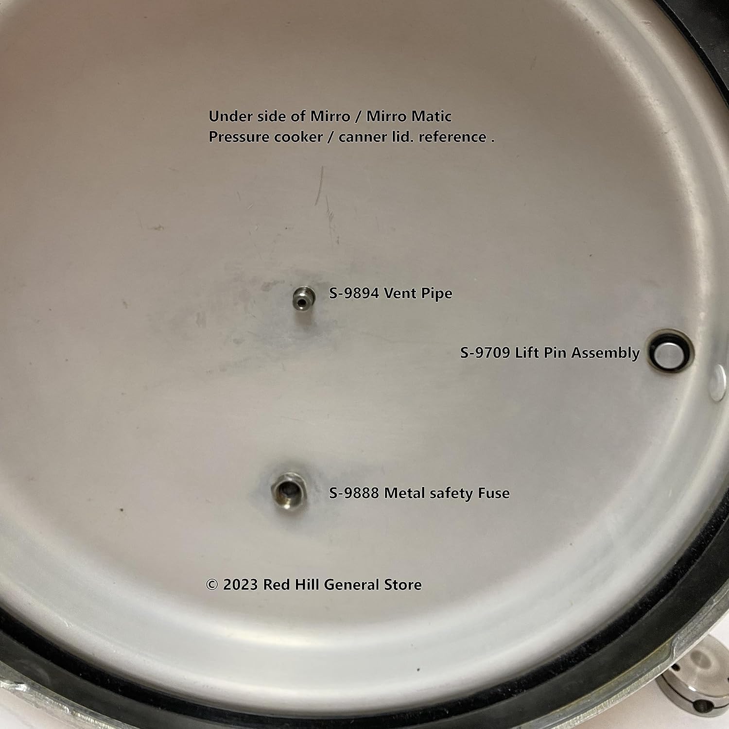 S-9888 Fusible de seguridad de metal para cocinas y conservas Mirro
