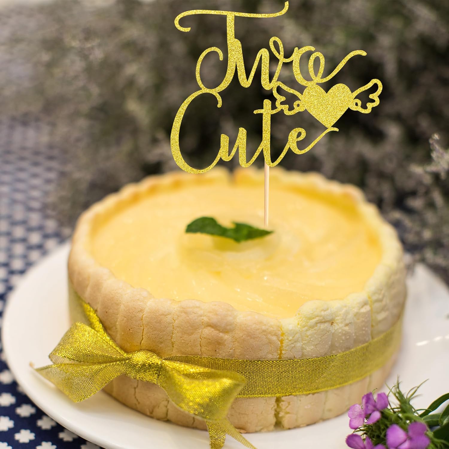 Dos bonitas decoraciones para tartas para bebé niña y niño  Selección de pastel de segundo cumpleaños  Suministros de decoración de fiesta de feliz