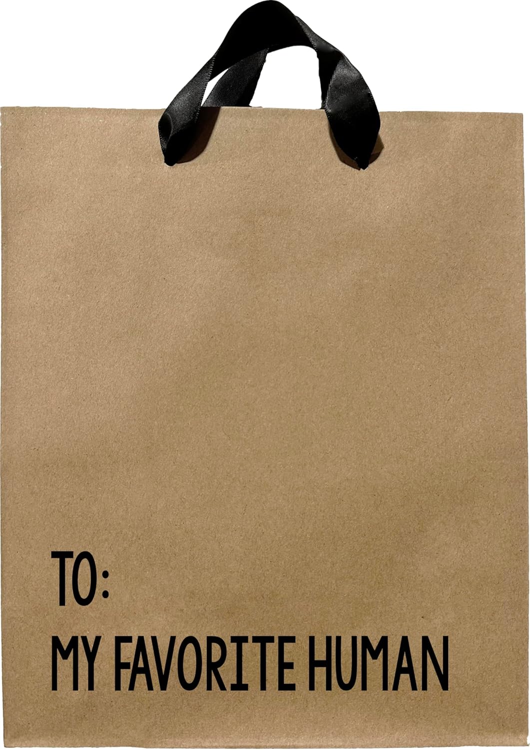Bolsas de regalo divertidas, bolsa de regalo de papel kraft de tamaño mediano con asas de cinta negra, bolsas de regalo novedosas, bolsa de regalo