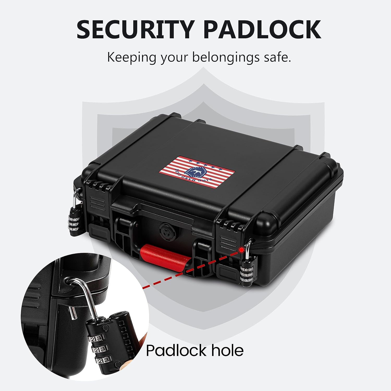 Kinghardcase Funda rígida táctica para pistola Glock, agua y golpes, carcasa rígida con espuma aprobada por la TSA para GLOCK