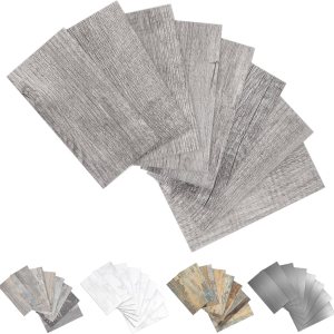 Yipscazo Azulejo de pared compuesto de PVC 3D de 3 x 6 pulgadas para despegar y pegar en azulejos para cocina, baño, lavandería, chimenea (gris Yipscazo Azulejo de pared compuesto de PVC 3D de 3 x 6 pulgadas para despegar y pegar en azulejos para cocina, baño, lavandería, chimenea (gris