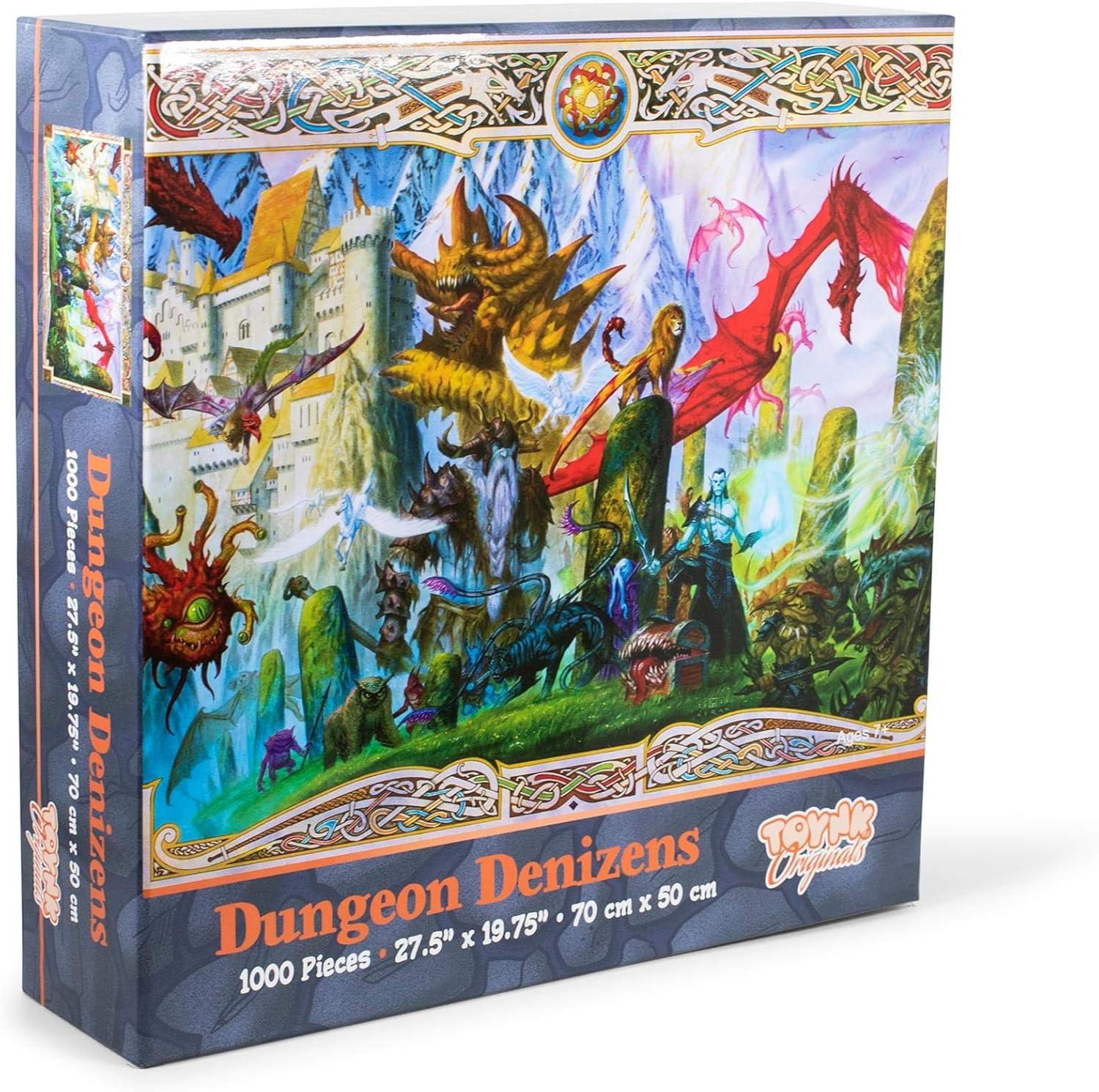 Dungeon Denizens – Rompecabezas de monstruo mítico para adultos y niños  Juguete de rompecabezas de 1000 piezas  Regalos divertidos de cuarentena