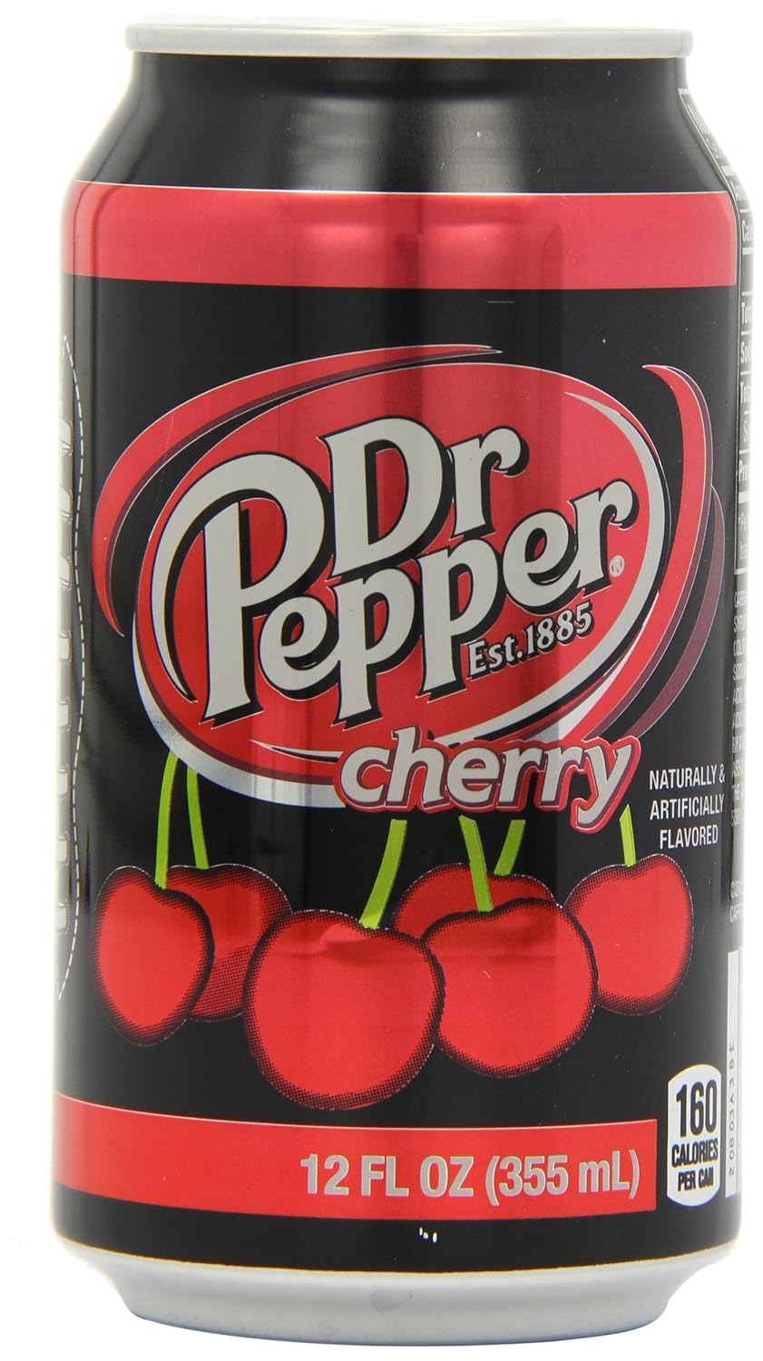 Dr Pepper Cereza 12.0 fl oz (Paquete de 12)