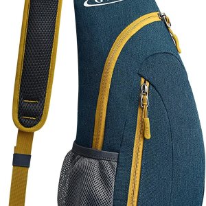 G4Free Bolsos de hombro para hombre, mochila pequeña cruzada para el pecho (azul oscuro) G4Free Bolsos de hombro para hombre, mochila pequeña cruzada para el pecho (azul oscuro)