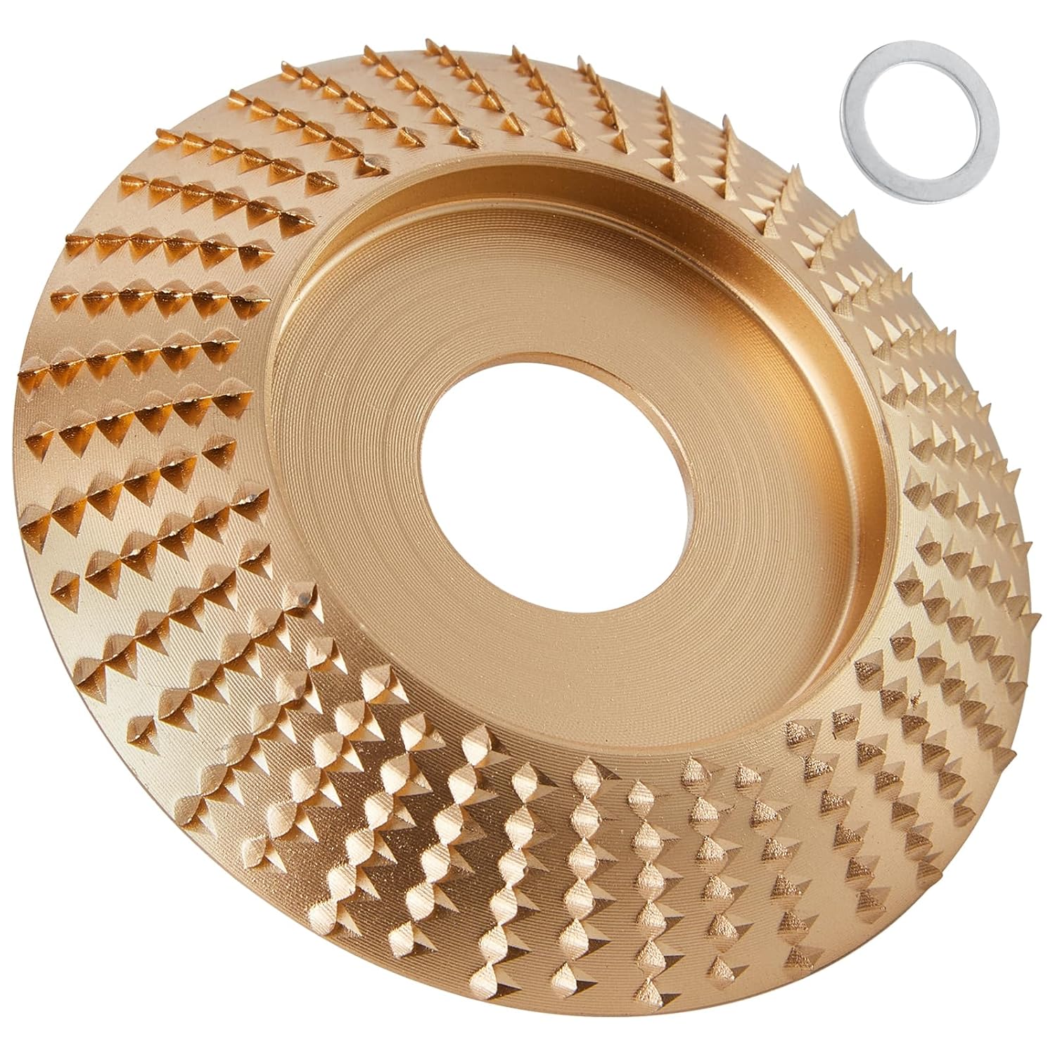 Loyala Juego de discos de tallado de madera para amoladora angular de 4 o 4 12 pulgadas con eje de 58 pulgadas, disco de moldeo para corte de