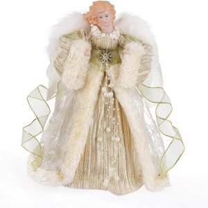 Decoración para árbol de Navidad, ángeles, árbol de ángel de 12 pulgadas para adornos navideños o decoración del hogar Decoración para árbol de Navidad, ángeles, árbol de ángel de 12 pulgadas para adornos navideños o decoración del hogar