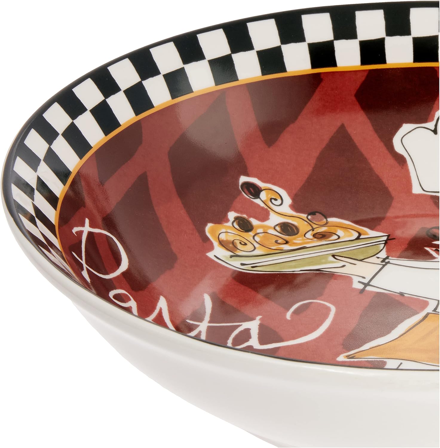 Certified International Corp Certified International Chefs on the Go – Juego de pasta, multicolor, 5 piezas