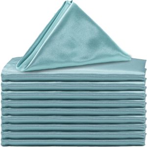 YOUR CHAIR COVERS – Servilletas de tela de satén lavables de gran tamaño de 20 pulgadas, con dobladillo, reutilizables, para restaurantes, cenas, YOUR CHAIR COVERS – Servilletas de tela de satén lavables de gran tamaño de 20 pulgadas, con dobladillo, reutilizables, para restaurantes, cenas,