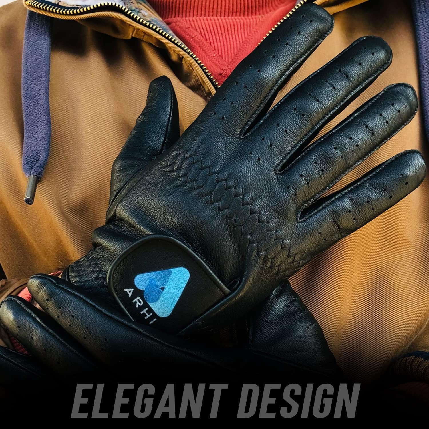 ARHI Guantes de fútbol, rendimiento mejorado y Pro Elite Super Sticky Guantes de fútbol para niños y adultos, agarre de palma de silicona y agujeros