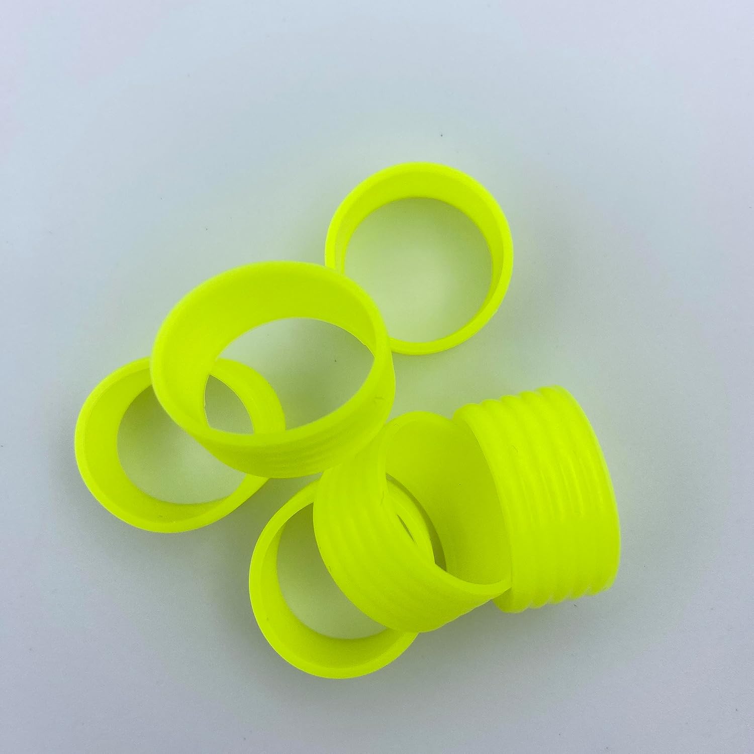 Buena elasticidad 8-15 piezas de raqueta de tenispaletas de pickleballsquash anillo de silicona raqueta bandas de agarre anillo de goma, anillo de