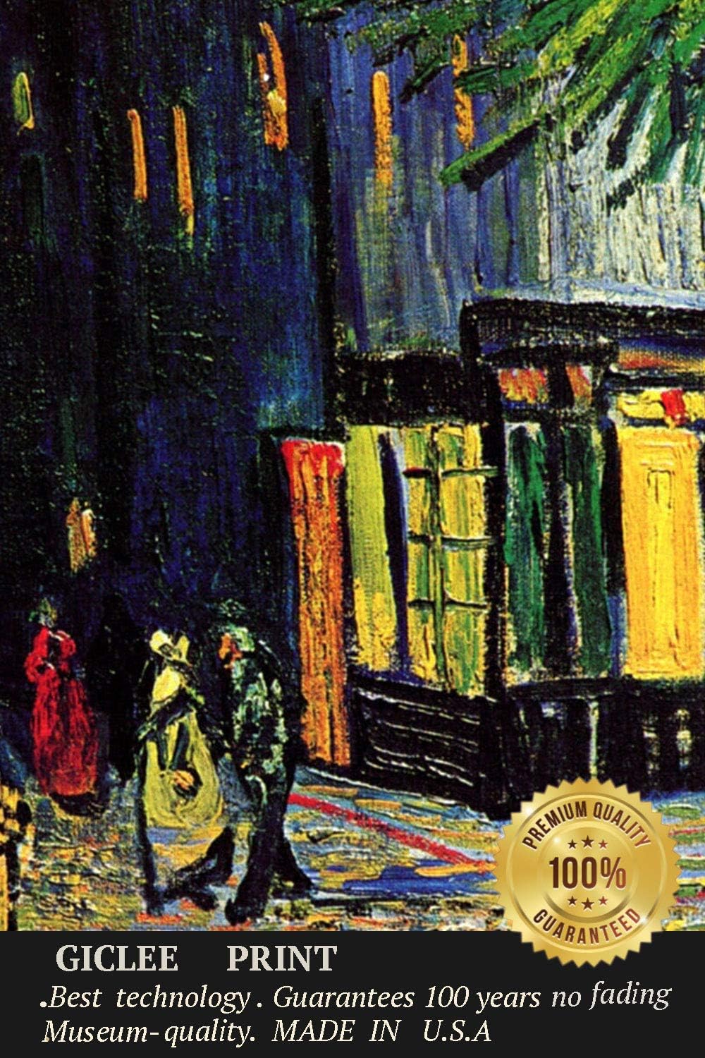 Eliteart- The Cafe Terrace on The Place Du Forum por Vincent Van Gogh Reproducción de pintura al óleo Giclée arte de pared impresiones en lienzo
