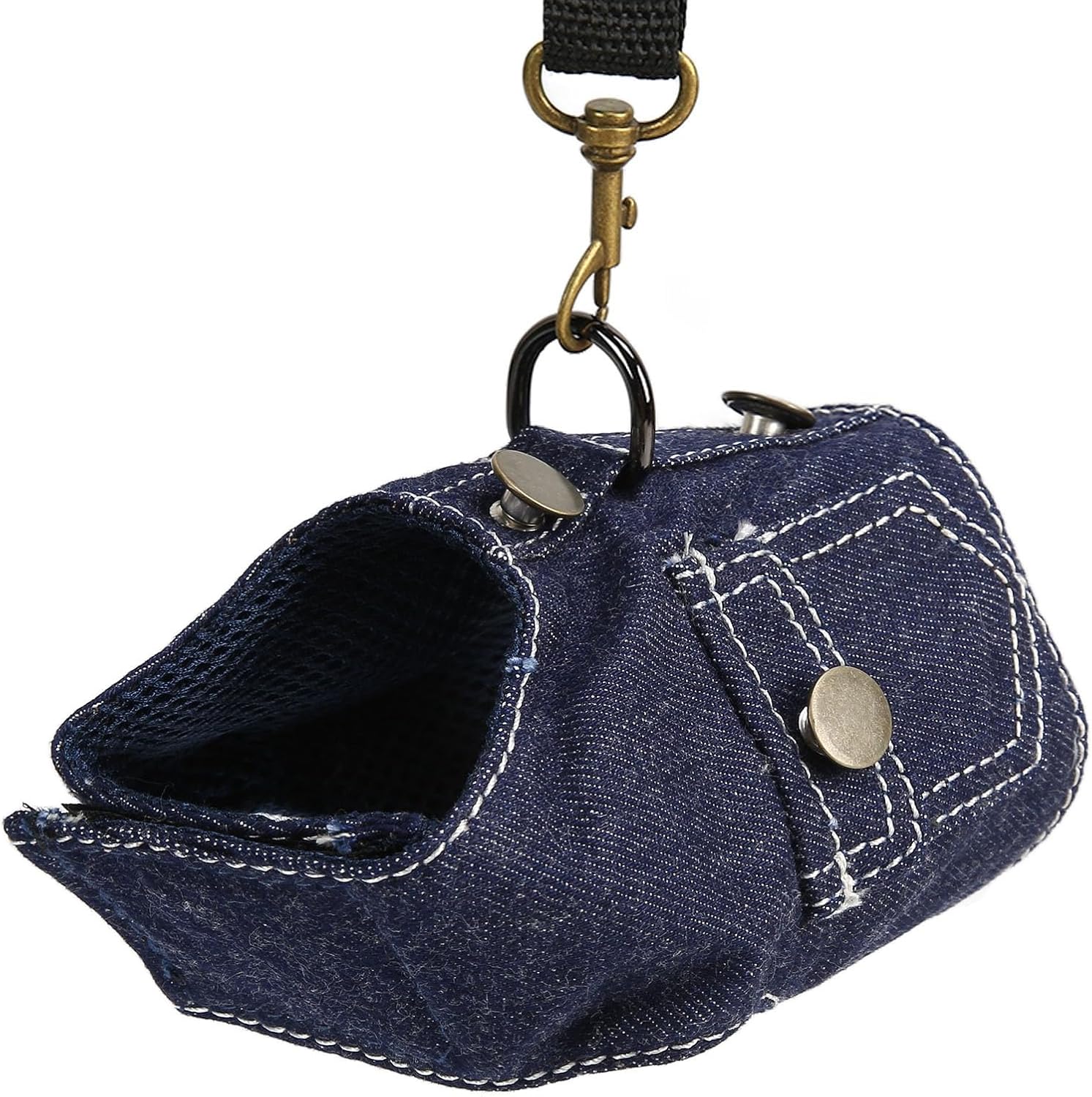 Arnés para perro con correa multifunción para perro, ligero, suave y ajustable, no ahorca, a prueba de escape, chaleco para mascotas, chaleco azul