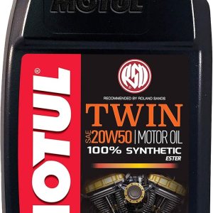 Motul Twin 4T 20W-50 100% sintético, 1 cuarto de galón Motul Twin 4T 20W-50 100% sintético, 1 cuarto de galón