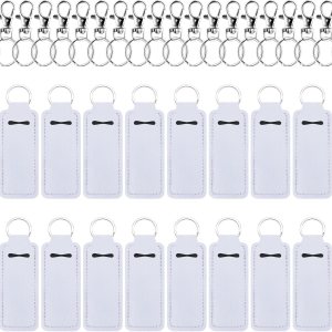 Duufin 20 piezas Chapstick llavero titular de bálsamo labial soporte para lápiz labial con 20 cordones de clip de metal para bolso mochila Duufin 20 piezas Chapstick llavero titular de bálsamo labial soporte para lápiz labial con 20 cordones de clip de metal para bolso mochila