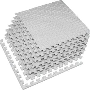 Velotas 12 Inch Interlocking EVA Foam Personal Fitness Mat, Diamond Plate Exercise Mats for Indoor Workout Velotas 12 Inch Interlocking EVA Foam Personal Fitness Mat, Diamond Plate Exercise Mats for Indoor Workout