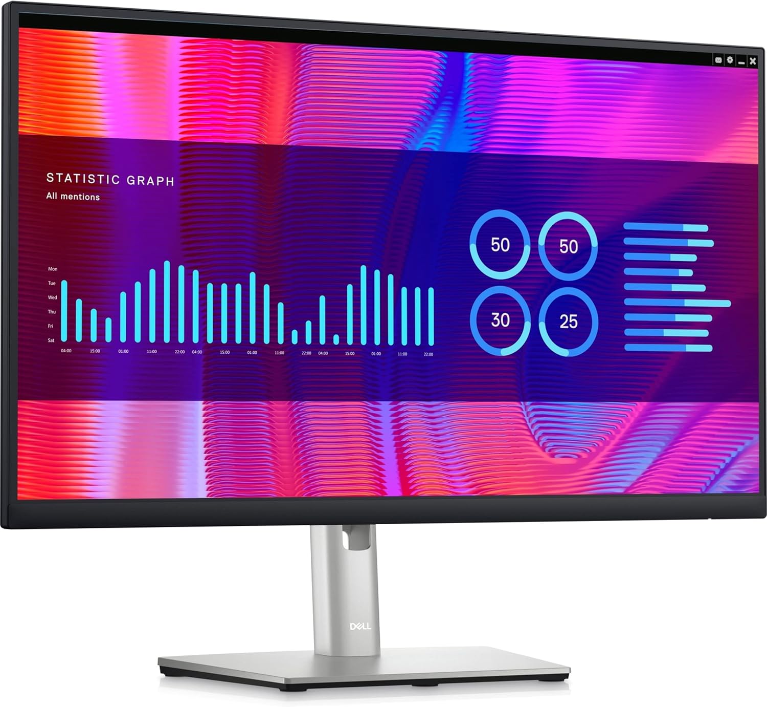 Dell P2423DE 23.8″ QHD WLED LCD Monitor – 169 – Negro, Plata