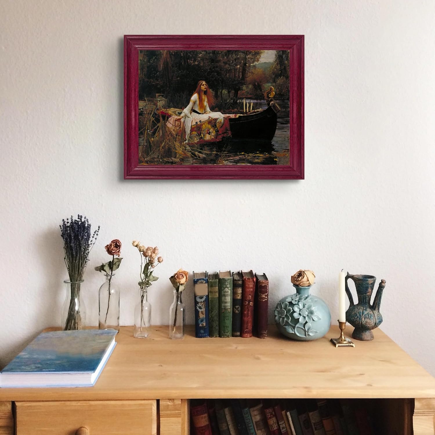 John William Waterhouse – Póster enmarcado para decoración de pared, carteles e impresiones, para mujer, antiguos y Roma, para decoración de pared