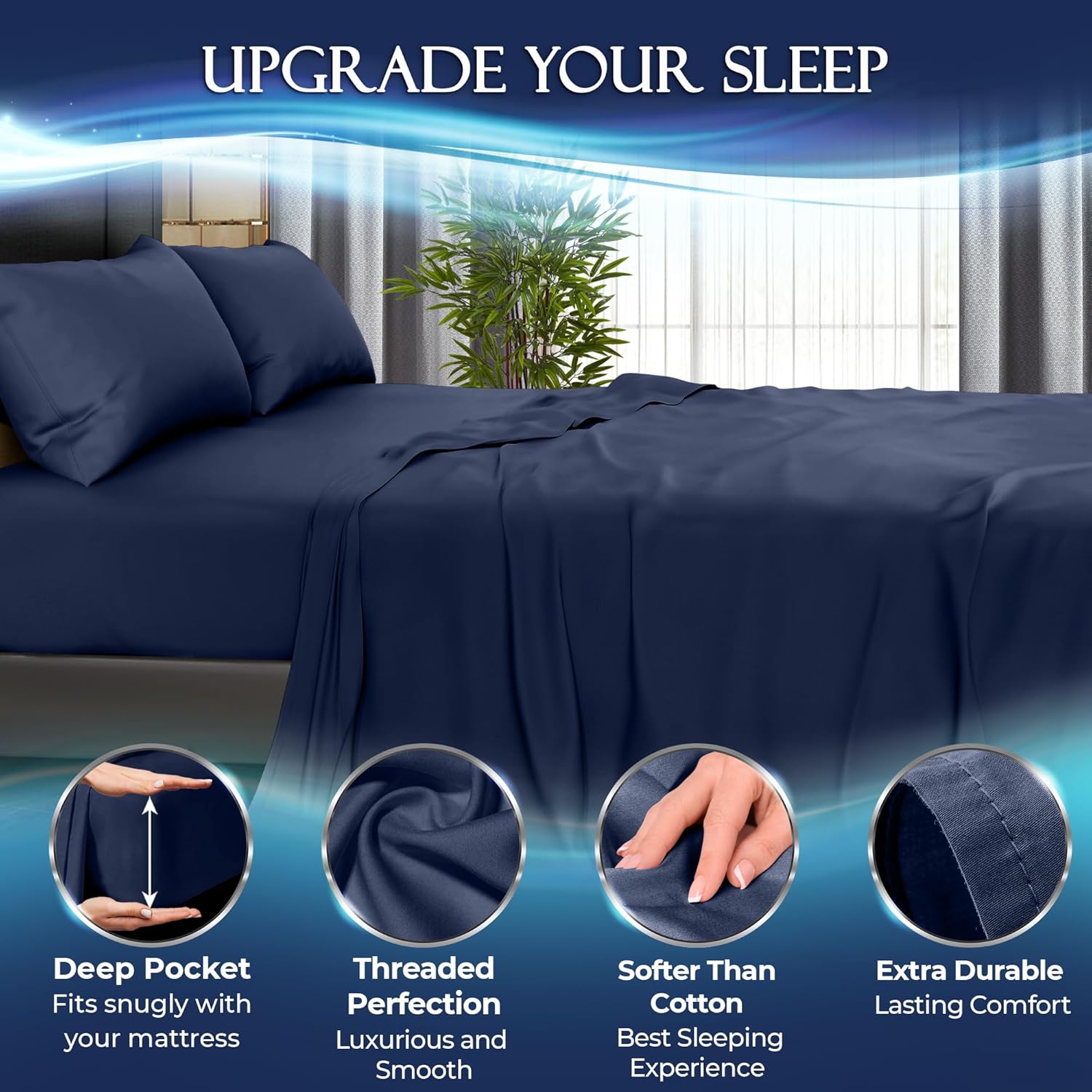 DECOLURE Juego de sábanas refrescantes para cama individual, 3 piezas, lujosas y ultrasuaves, sábanas refrescantes de tamaño individual para