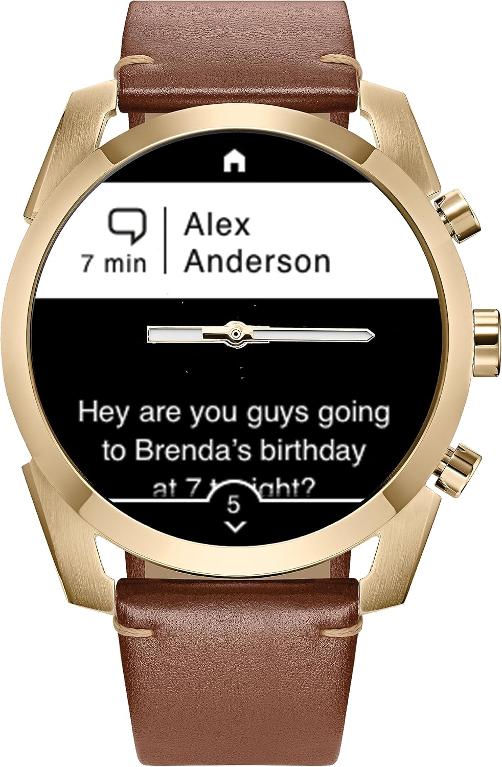 Citizen Reloj inteligente CZ con aplicación de bienestar YouQ con IBM Watson AI y investigación de la NASA, pantalla personalizable en blanco y