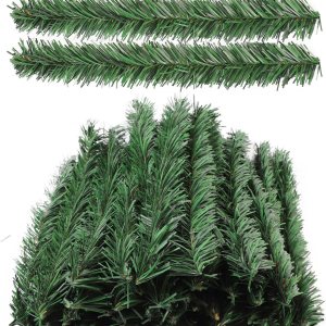 30 lazos de guirnalda de Navidad, agujas de pino artificiales, tallos de vegetación flexibles, lazos decorativos para árbol de vacaciones, fiestas, 30 lazos de guirnalda de Navidad, agujas de pino artificiales, tallos de vegetación flexibles, lazos decorativos para árbol de vacaciones, fiestas,