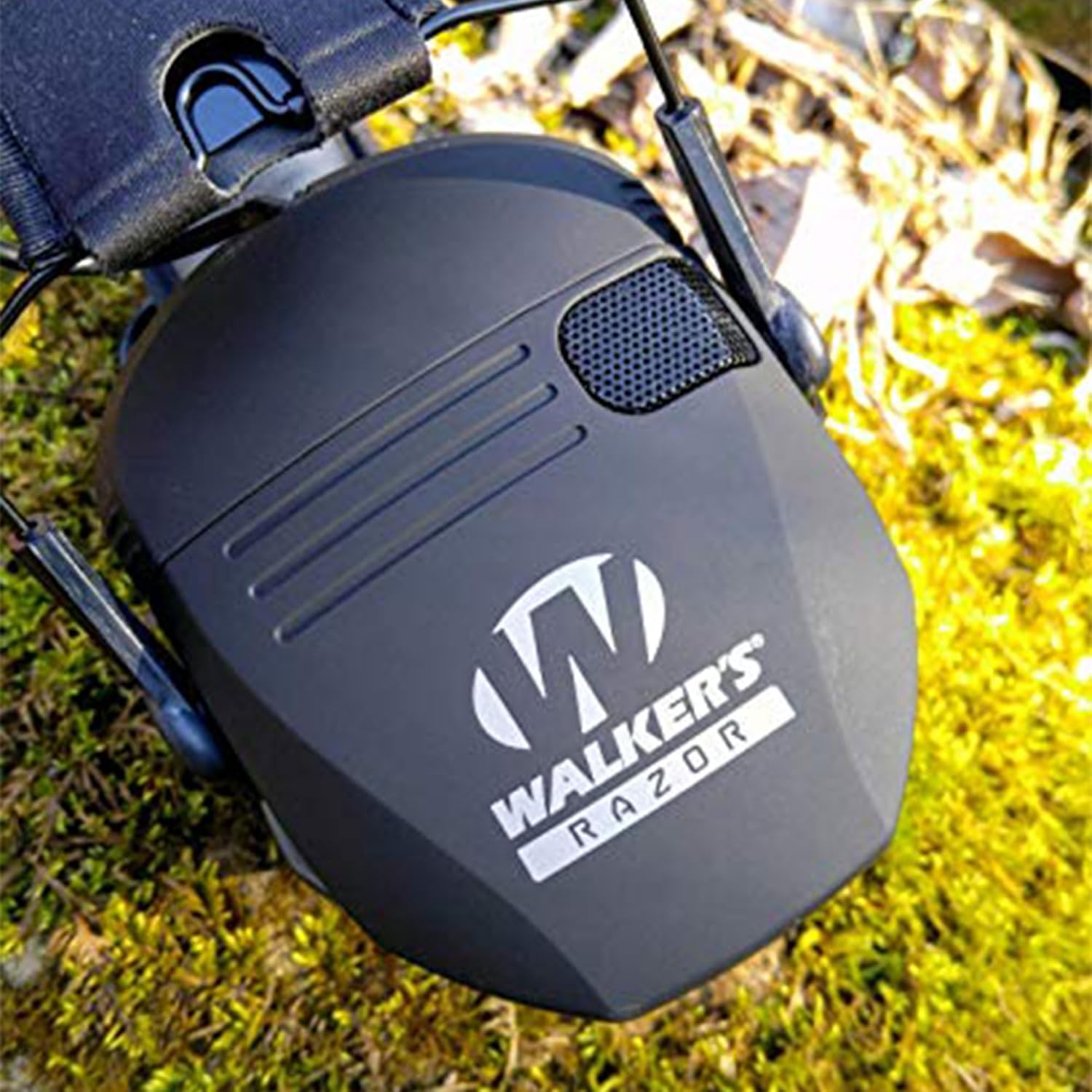 Walker’s Razor Slim Shooter Electronic Hunting Orejeras de protección auditiva plegables