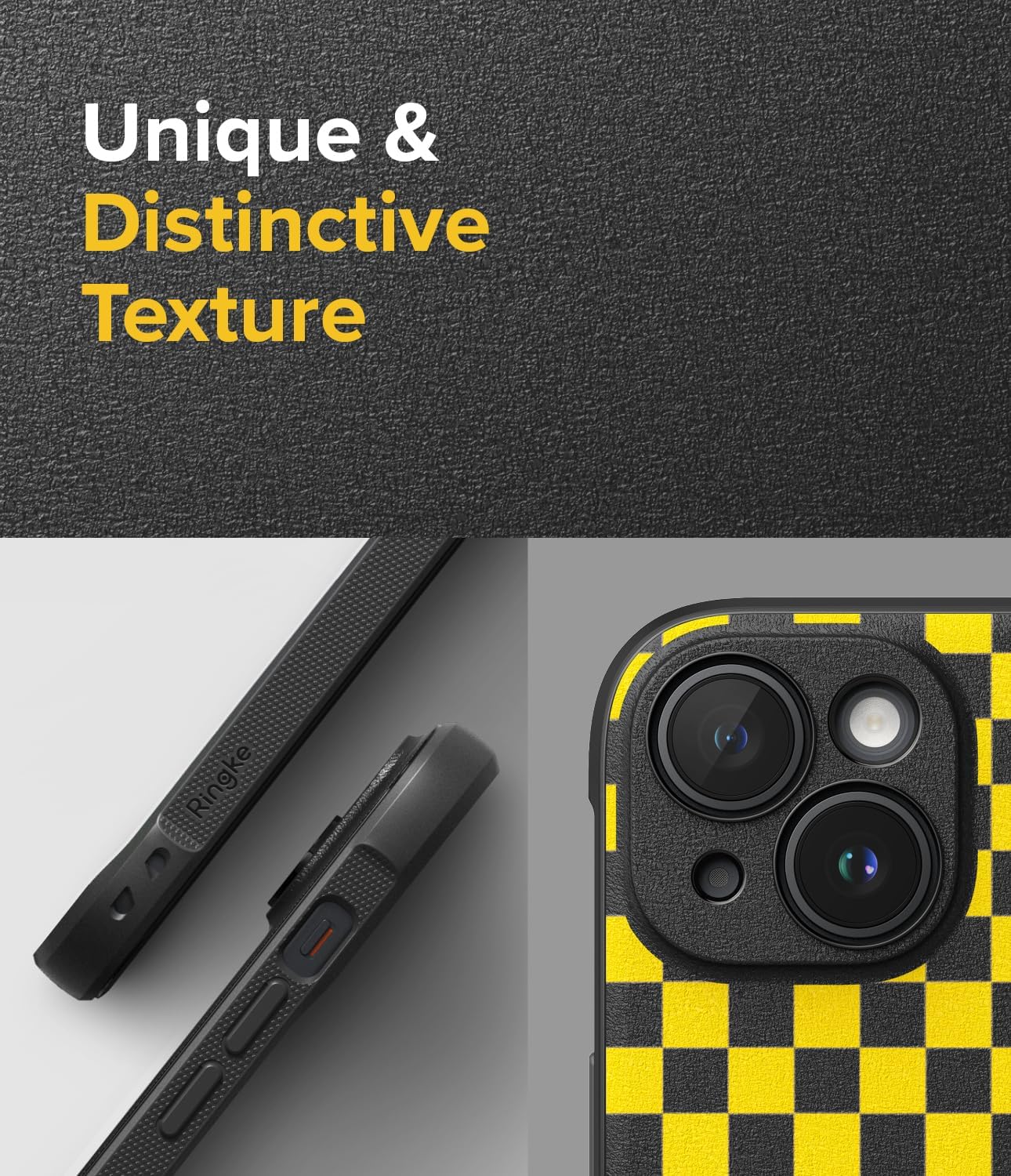 Ringke Onyx Se siente bien en la mano Funda compatible con Phone 2023 PL, tecnología antihuellas, antideslizante, agarre mejorado, a prueba de