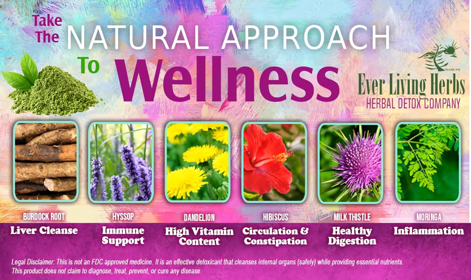 Natural Herbal Detox 16 Oz.
