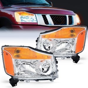 Nilight Conjunto de faros delanteros compatible con Nissan Titan 2004-2015 2004-2007 Armada 2004-2004 Pathfinder Armada 2004 – 2004 – 2015, carcasa Nilight Conjunto de faros delanteros compatible con Nissan Titan 2004-2015 2004-2007 Armada 2004-2004 Pathfinder Armada 2004 – 2004 – 2015, carcasa