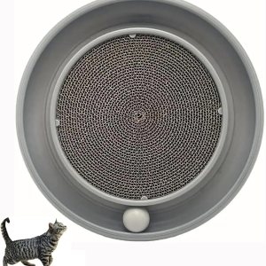 airskyce Juguete rascador para mascotas, juguete de bola rascador de gato, con palo de limpieza de dientes de gato y bola giratoria eractiva para airskyce Juguete rascador para mascotas, juguete de bola rascador de gato, con palo de limpieza de dientes de gato y bola giratoria eractiva para