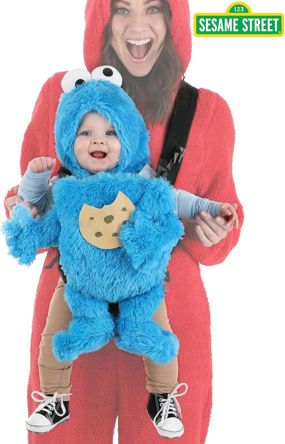 Accesorios de disfraz de personajes de Barrio Sésamo  Disfraces de Elmo Infantil, Monstruo Galleta y Oscar el Gruñón