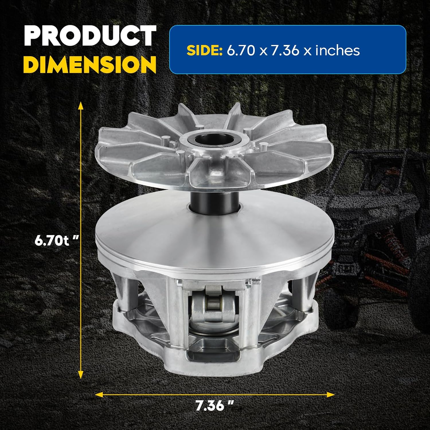 YOUXMOTO Embrague de accionamiento primario para Polaris Ranger 500 2003 2004 2005 2006 Magnum 330Scrambler 500 Sportsman 400500 Trail Boss 330, con