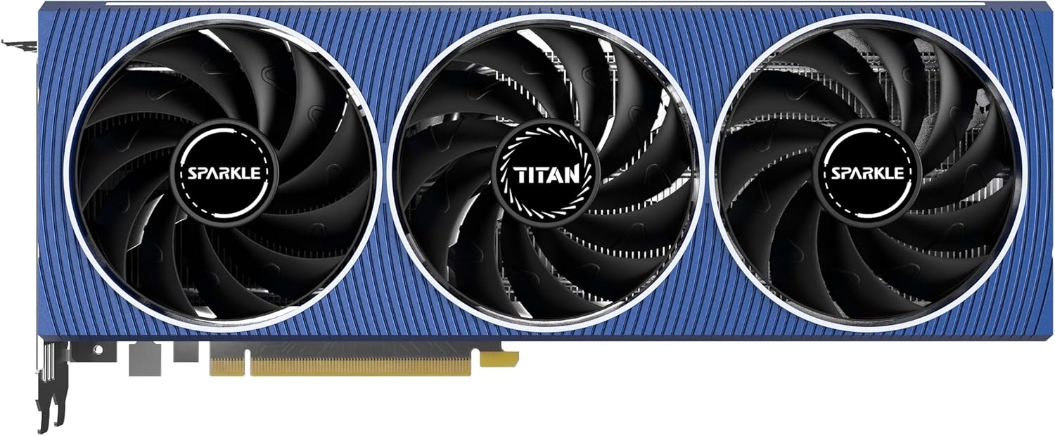 Sparkle Intel Arc A770 Titan OC Edition, 16 GB GDDR6, ThermalSync, refrigeración rasgada, ventilador axial, placa trasera de metal, SA770T-16GOC