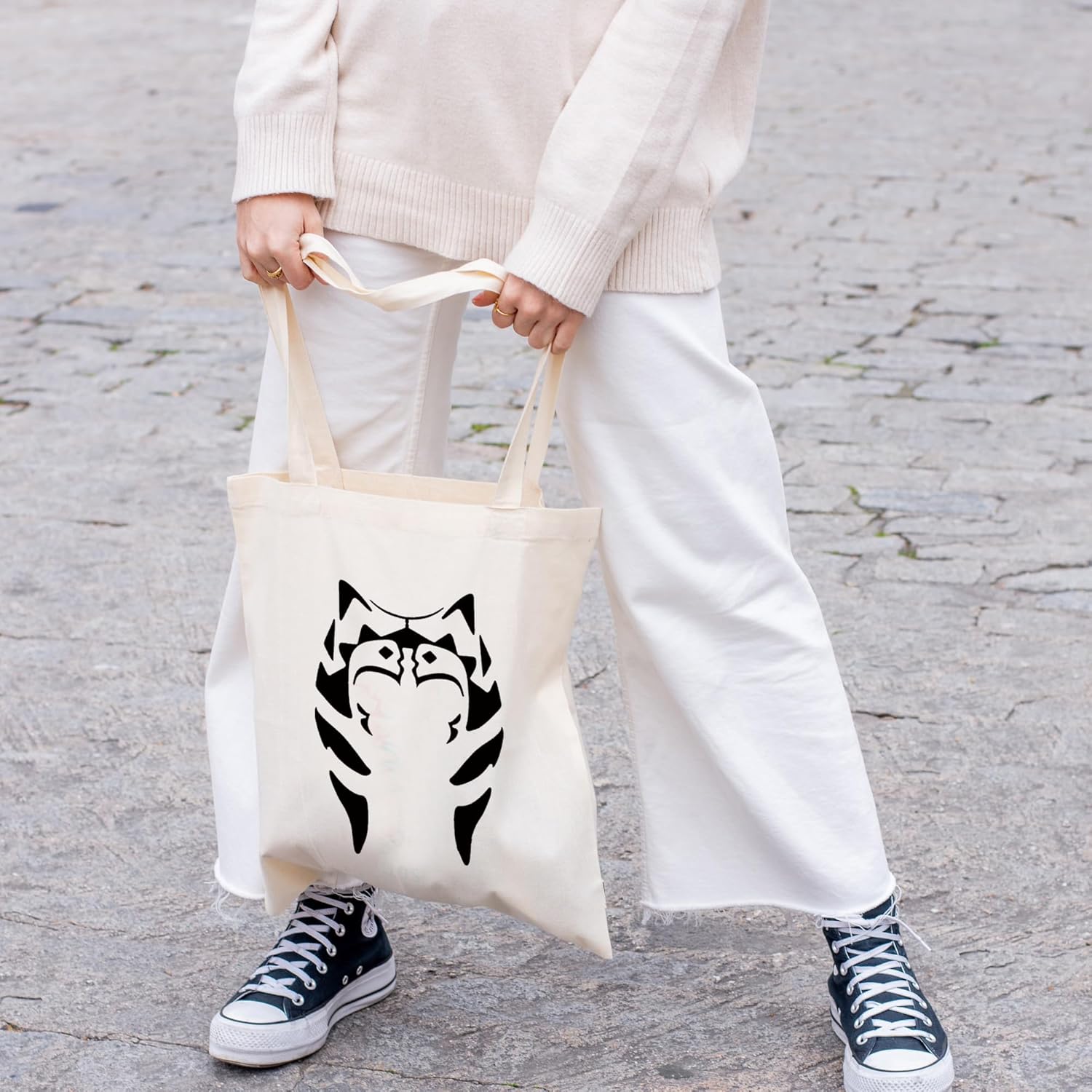 FOTAP Ah-soka – Bolsa de maquillaje Tano inspirada en la película, bolsa de cosméticos Manda-lorian, bolsa con cremallera clon, regalo para amantes