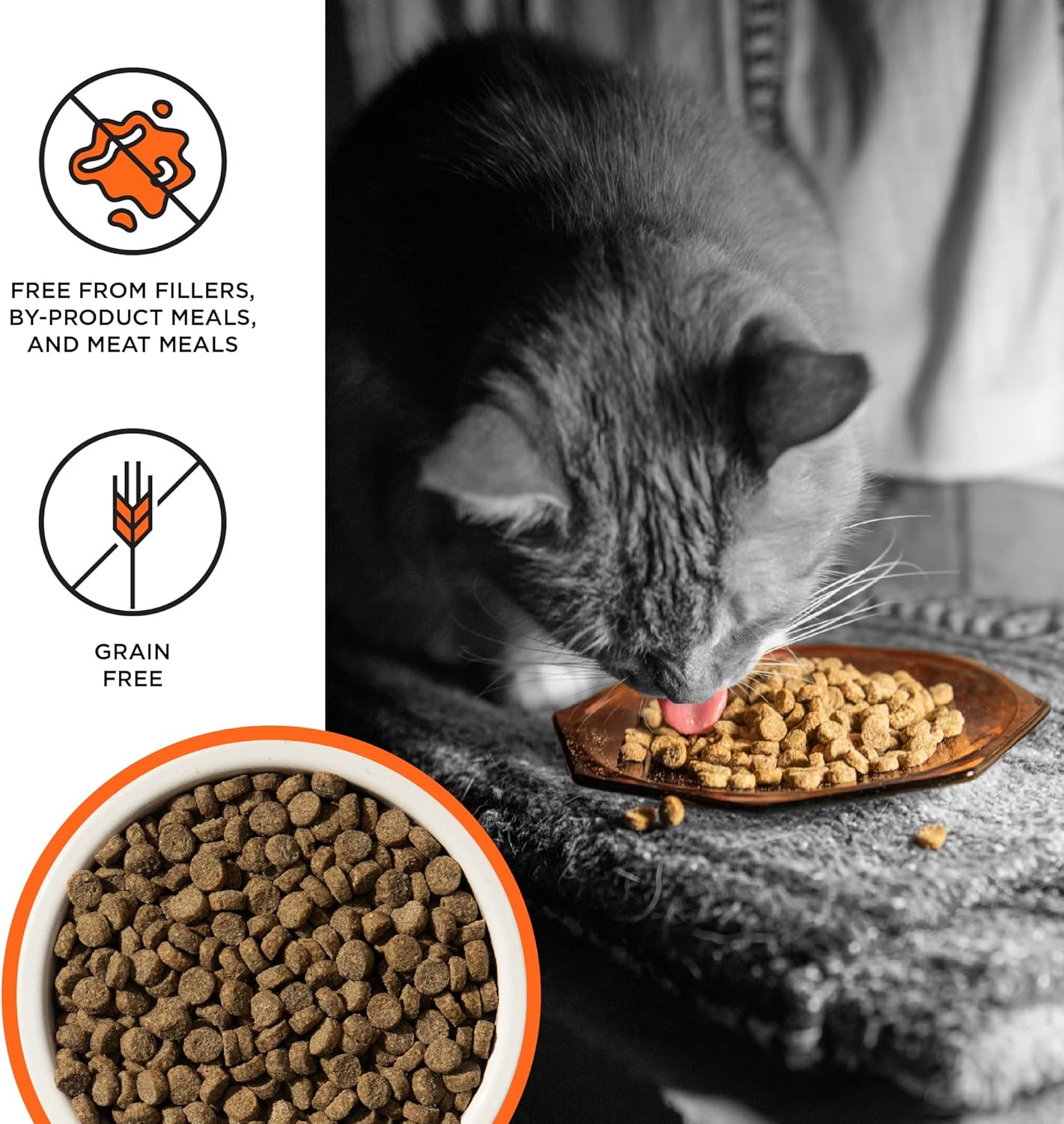 BIXBI Receta de pollo Liberty Dry Food para gatos, 3 libras