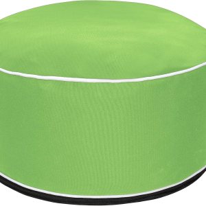 QILLOWAY Taburete inflable para interiores y exteriores, otomano redondo, reposapiés para todo tipo de clima, para niños o adultos, campamento o QILLOWAY Taburete inflable para interiores y exteriores, otomano redondo, reposapiés para todo tipo de clima, para niños o adultos, campamento o