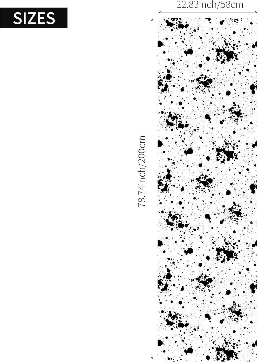 Papel tapiz vintage Foxed Silver Paint Spots estilo espejo antiguo, papel adhesivo grunge para pared, muebles, tocador, decoración del hogar, 22.83