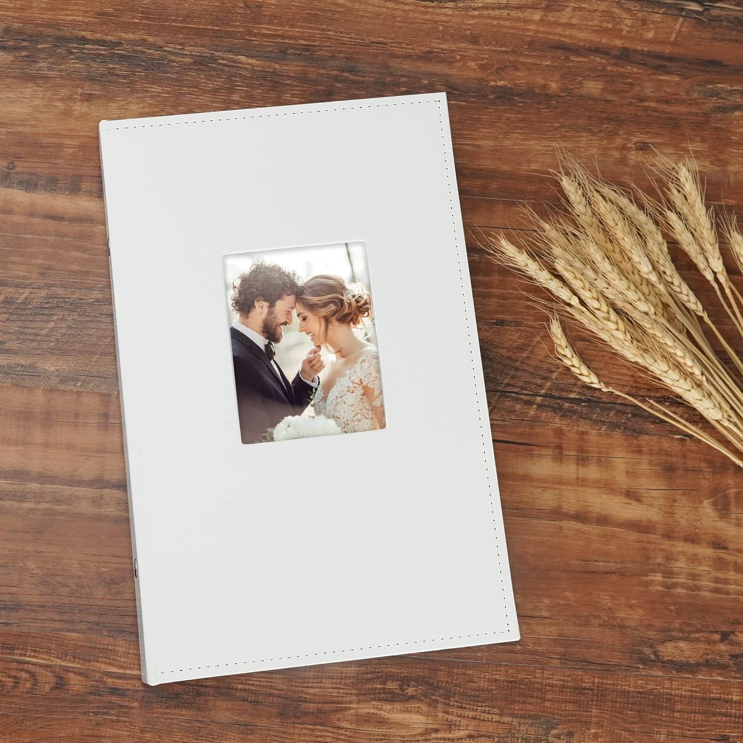 Artmag Álbum de fotos de 4 x 6 pulgadas, 300 fotos, gran capacidad para bodas, familia, cubierta de cuero, álbumes de fotos con capacidad para 300