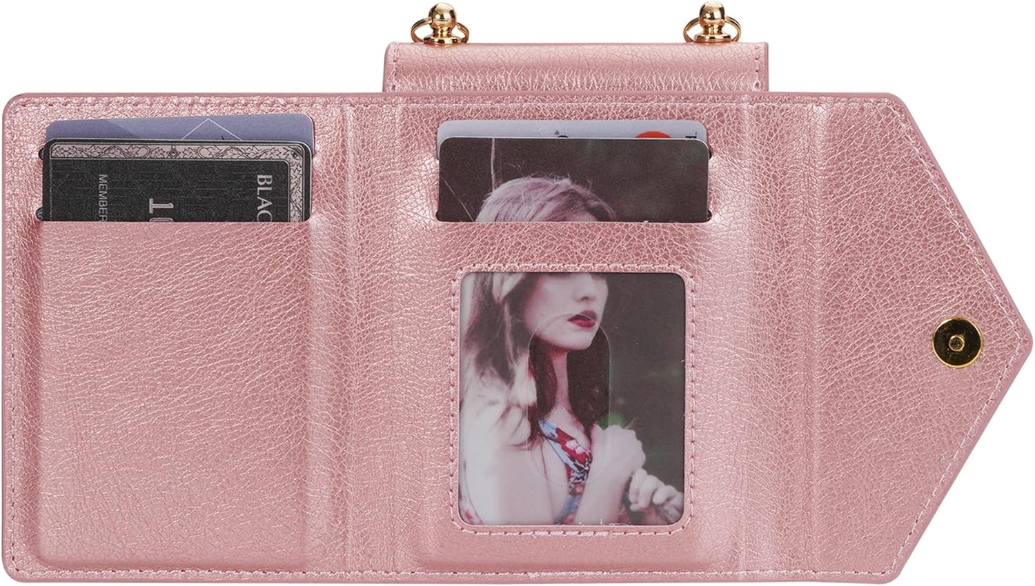 Furiet Funda tipo cartera compatible con Samsung Galaxy Z Flip 4 5G 2022 con tarjetero y correa para el hombro con cierre de cremallera, funda de