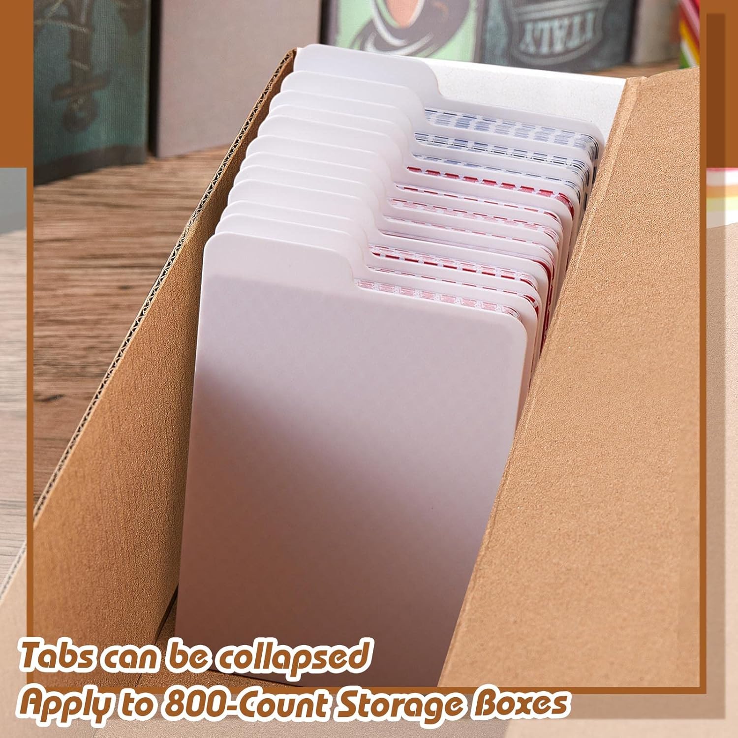 Separadores de tarjetas de plástico para intercambio de tarjetas, organizador de tarjetas blancas para juegos deportivos, negocios, almacenamiento