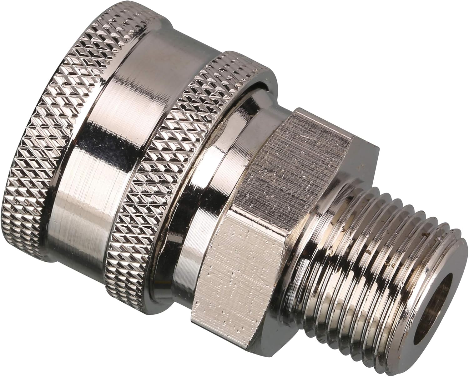 Tool Daily Juego de adaptadores para lavadora a presión, kit de conexión rápida, rosca macho de 38 pulgadas, 5000 PSI