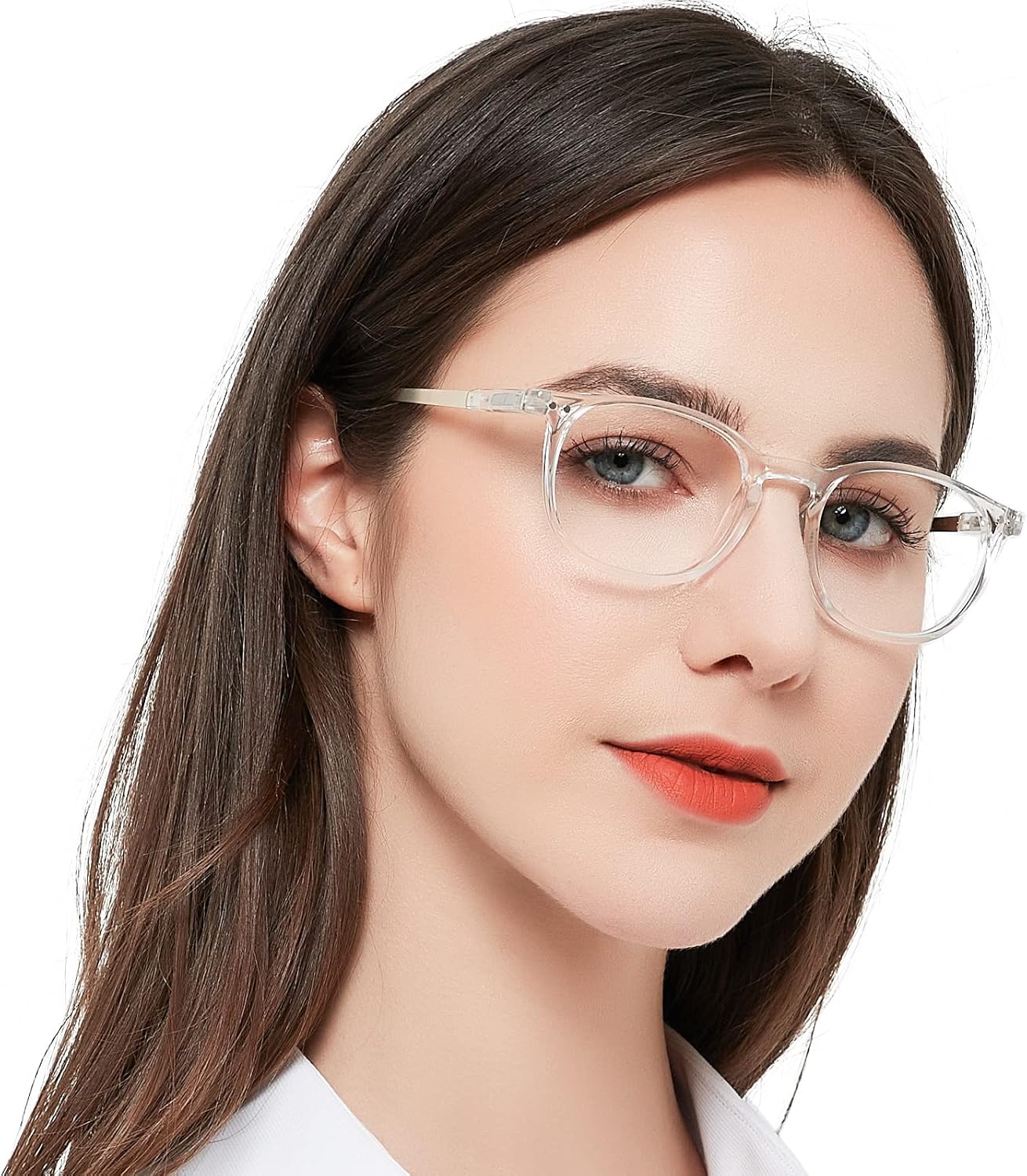 MARE AZZURO Lentes de lectura con bloqueo de luz azul para mujer, lindos lectores redondos 1.0 1.25 1.5 1.75 2.0 2.25 2.5 2.75 3.0 3.5 4.0