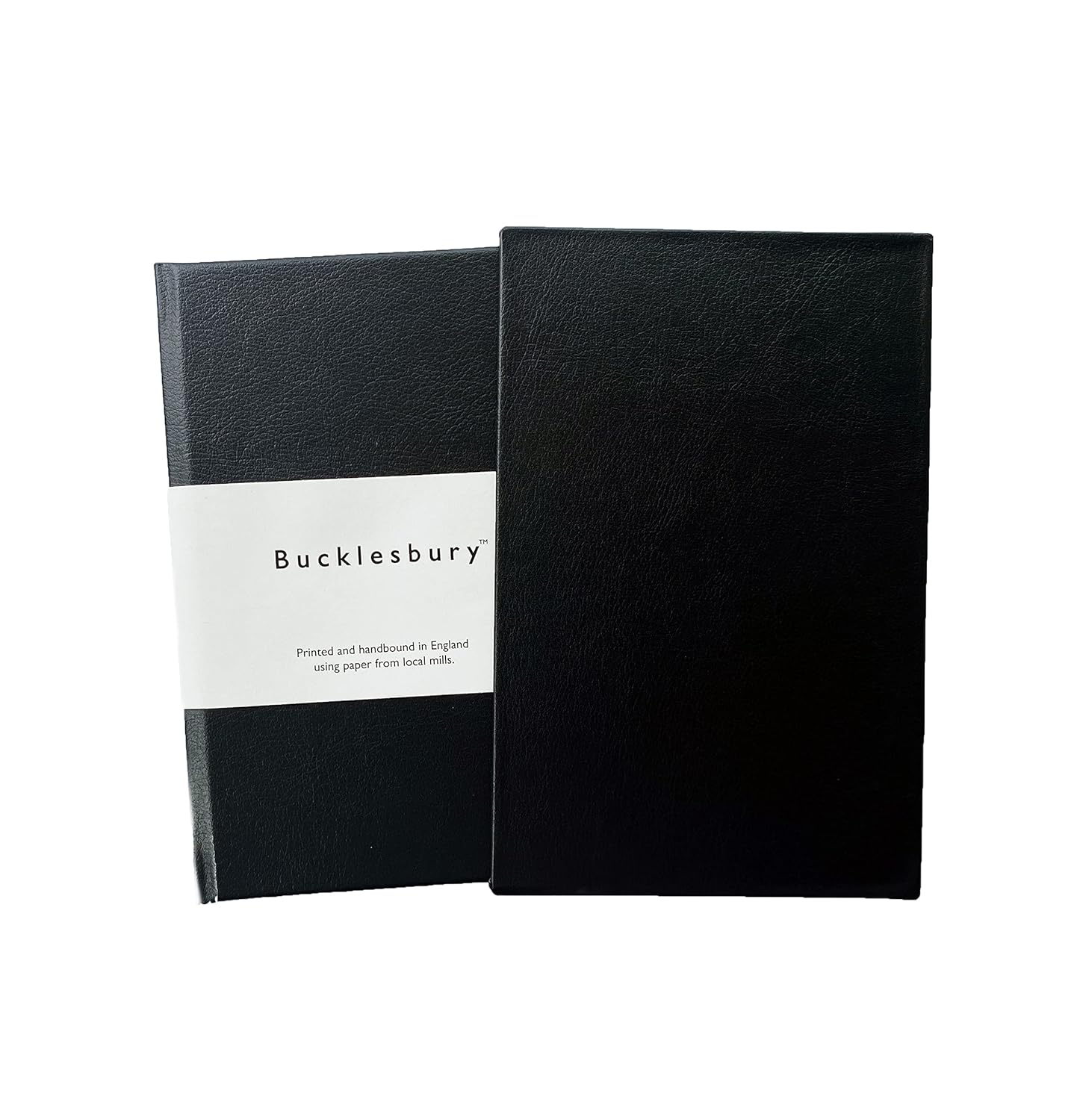 Black Leather A5 JournalDiary – Handmade In England